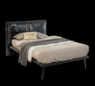 Studentská postel 120x200 cm Dark Metal