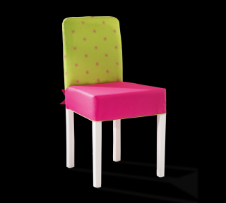 Židle s mašlí