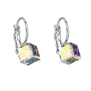 Náušnice Kostička 6mm Crystal AB SWAROVSKI