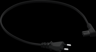 Sonos One/Play:1 Short Power Cable černý, 0,5 m
