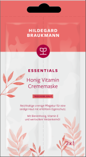 Essentials Medová krémová maska s vitamíny Honig Vitamin Creme Maske obsah: 12 x 14 ml