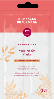 Essentials Regenerační maska s rychlým a výrazným účinkem Regenerativ Maske obsah: 12 x 14 ml