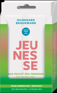 Jeunesse Speciální peeling s organickou ovocnou kyselinou bez abrazivních částic 2x7 ml AHA Frucht Peelingmaske obsah: 12x 2x7 ml