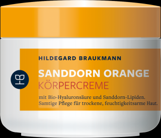 Limitierte Editionen Tělové máslo z rakytníku a kyselinou hyaluronovou 200 ml Sanddorn Orange Körpercreme
