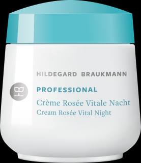 Professional Noční vitalizační růžový krém 50 ml  Crème rosée vitale nacht