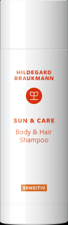 Sun & Care SENSITIV Šampon na tělo a vlasy pro citlivou pokožku 200 ml  Body & Hair Shampoo