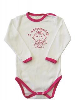 oblečení pro miminka, kojenecké oblečení, kojenecké body 1. narozeniny - Hippokids Velikost 86