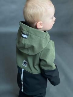 Softshellová bunda Street khaki Velikost 104