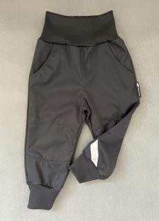 Tenké softshellové kalhoty Comfort černé Velikost 122