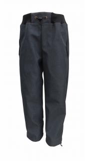 Zimní softshellové kalhoty Denim černé Velikost 74