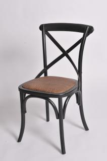 Dřevěná židle ANTIK NOOR černá