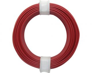 Kabel červený 0,14mm 10m - Donau 118-0SB