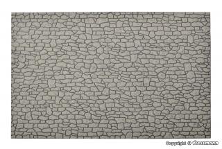 Kamenná stěna z umělého kamene 53 x 34 cm G - Vollmer 48824 (Zahradní železnice)