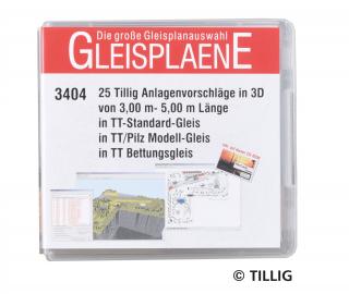 Kolejové plánky větších kolejišť na disku USB TT - Tillig 09546