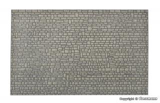 Podezdívka z umělého kamene 55 x 34 cm G - Vollmer 48821 (Zahradní železnice)