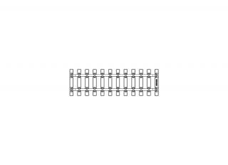 Pražcové pole 280 mm G - Piko 35231 (Zahradní železnice)