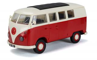 Zacvakávací model auta VW Camper červený 1:20 - Airfix J6017 (Zahradní železnice)