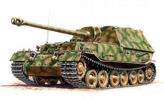 Zacvakávací model tanku Ferdinand 1:100 - Zvezda 6195