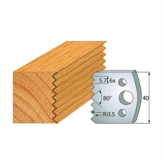 Profilový nůž 40x4 mm - profil 077 (balení 2ks)