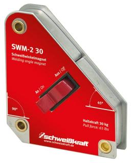 SCHWEISSKRAFT SWM-2 30 vypínatelný úhlový svařovací magnet