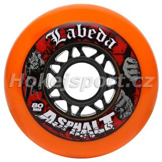 Kolečka Labeda Asphalt Orange 72 mm/85A (4 ks)