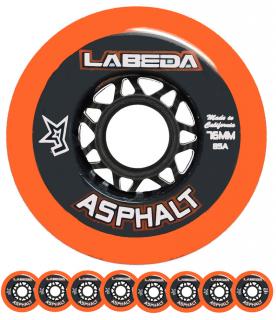 Kolečka Labeda Asphalt Orange SET 76-76-80-80/85A (8 ks)