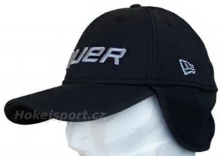 Kšiltovka Bauer New Era 39Thirty® Cap With Ear Flaps Black Velikost: M/L