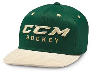 Kšiltovka CCM True2Hockey SNAP Dark Green/Cream Velikost: OSFA