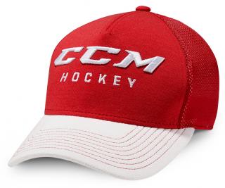 Kšiltovka CCM True2Hockey TRUCKER Red/White Velikost: OSFA