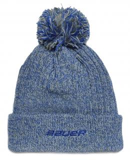 Kulich Bauer New Era Team MARL Pom Knit HGR/BLU Barva: šedo-modrá