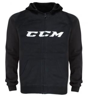 Mikina CCM Hockey CVC Full Zip Hoody Youth Black Provedení: L, černá