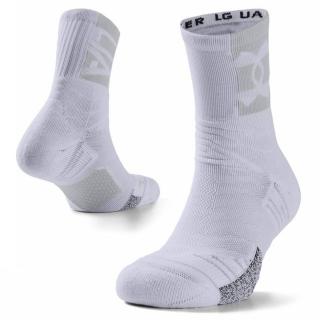 Ponožky Under Armour Playmaker Mid Crew White Velikost: XL (EUR 47+)