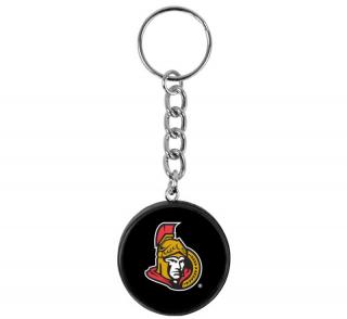 Přívěsek na klíče NHL minipuk Ottawa Senators