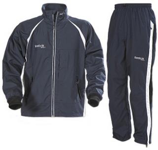 Šusťáková souprava Reebok Microset Junior Provedení: 150 cm - tmavě modrá