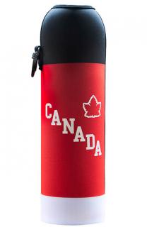 Termoobal na hokejovou láhev 1 litr - Dres Canada Barva: červeno-černá