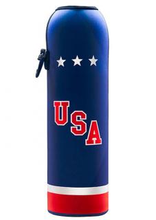 Termoobal na hokejovou láhev 1 litr - Dres USA Barva: tmavě modrá