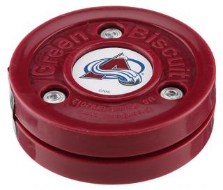 Tréninkový off-ice puk Green Biscuit NHL Colorado Avalanche Barva: vínová