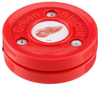 Tréninkový off-ice puk Green Biscuit NHL Detroit Red Wings Barva: červená