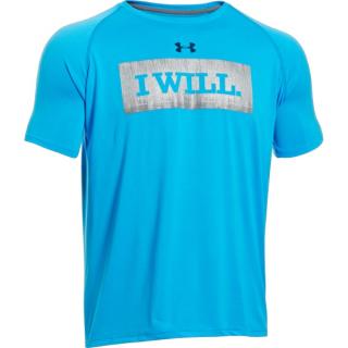 Triko Under Armour I WILL Short Sleeve Tee Blue Velikost: XL