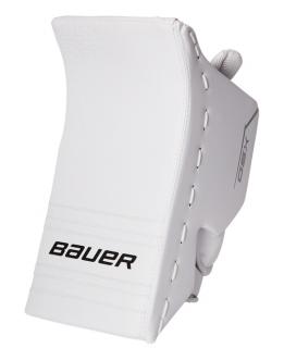 Vyrážečka Bauer S20 GSX Blocker Senior WHITE Provedení: klasický gard (vyrážečka v pravé ruce)