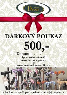 Dárkový poukaz Kč 500,00