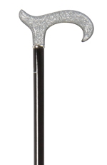 Vycházková hůl luxusní /1730 Silver Lamé