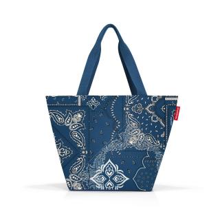 Nákupní taška přes rameno Reisenthel Shopper M Bandana blue