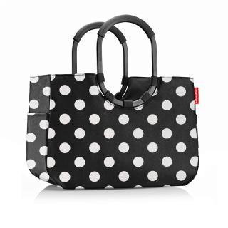 Nákupní taška Reisenthel Loopshopper L Frame Dots white