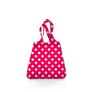 Skládací taška Mini Maxi Shopper Dots white rose red