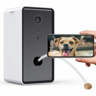 TOP Smart zásobník pamlsků pro domácí mazlíčky s kamerou WiFi
