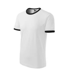 ADLER/MALFINI INFINITY 148-00, triko, dětské, bílé, černý lem