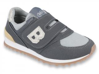 Befado Sport 516X040, tenisky, botasky, dívčí, šedé, limitovaná edice
