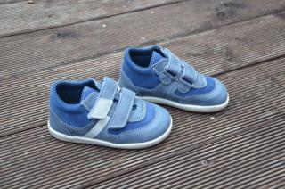 Jonap 051MV dětská celoroční vycházková obuv, měkké podrážky, modrá