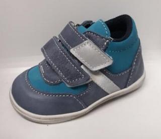 Jonap 051MV dětská celoroční vycházková obuv, měkké podrážky, modrá/tyrkysová